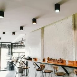 V-TAC Spot LED Montage En Surface Rond GU10 Corps Noir (H: 1000mm) -V-TAC Soldes 56857606 5