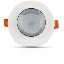 V-TAC Support De Spot LED Rond GU10 Et GU5.3 (MR16) Corps En Plâtre Blanc Et Métal Chromé -V-TAC Soldes 56857635 4