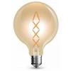 V-TAC Ampoule LED E27 8W G125 Ambre Filament 2200K