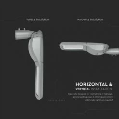 V-TAC Réverbère Puce LED Samsung 200W Classe II Gris Couleur 4000K IP65 -V-TAC Soldes 56929115 4