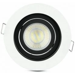 V-TAC Support De Spot LED à Encastrer Rond GU10 Et GU5.3 (MR16) Couleur Blanche Réglable -V-TAC Soldes 56929156 4