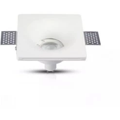 V-TAC Spot LED Encastrable Carré GU10 Et GU5.3 (MR16) Corps En Plâtre Blanc -V-TAC Soldes 56929165 5