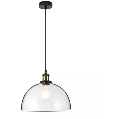 V-TAC Lustre LED Vintage En Verre Avec Douille E27 (Max 60W) Couleur Transparente D: 200mm 1 V-TAC Lustre LED Vintage En Verre Avec Douille E27 (Max 60W) Couleur Transparente D: 200mm