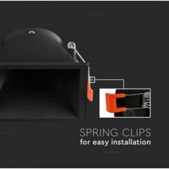 V-TAC Spot à LED Encastré Carré GU10 Avec Section Carrée De Couleur Noire 7 V-TAC Spot à LED Encastré Carré GU10 Avec Section Carrée De Couleur Noire -V-TAC Soldes 56929192 3