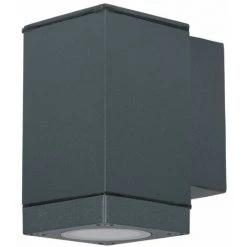 V-TAC Applique LED Avec Douille GU10 Faisceau Lumineux Inférieur Gris Foncé IP44