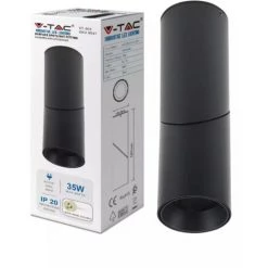 V-TAC Support De Projecteur LED à Montage En Surface GU10 Corps Noir -V-TAC Soldes 56929220 5