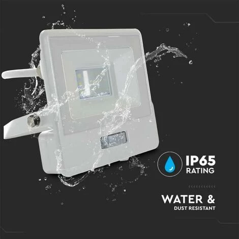 V-TAC Phare LED à Puce Samsung 10W Avec Câble De Capteur PIR 1m Couleur Blanche 6400K IP65 5 V-TAC Phare LED à Puce Samsung 10W Avec Câble De Capteur PIR 1m Couleur Blanche 6400K IP65 – Image 5