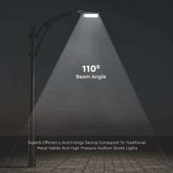 V-TAC Lampadaire LED Samsung Chip 150W 120LM/W Couleur Gris 4000K IP65 -V-TAC Soldes 56929231 3