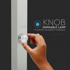 V-TAC Lampadaire LED 80W Interrupteur Rotatif à Double Faisceau Lumineux Couleur Argent H: 195cm 4000K Dimmable -V-TAC Soldes 56929240 4