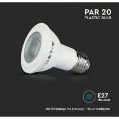 V-TAC Ampoule LED à Puce Samsung E27 5.8W PAR20 6500K -V-TAC Soldes 56929242 3