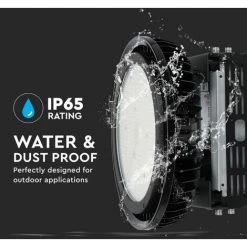 V-TAC Puce Cloche LED Industrielle Samsung 500W 120LM/W Avec Driver MeanWell 120° 4000K IP65 Dimmable (1-10V) -V-TAC Soldes 56929268 4