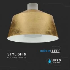 V-TAC Lustre à LED En Forme De Tasse En Métal 7W Couleur Or 3000K 8 V-TAC Lustre à LED En Forme De Tasse En Métal 7W Couleur Or 3000K -V-TAC Soldes 56929309 4