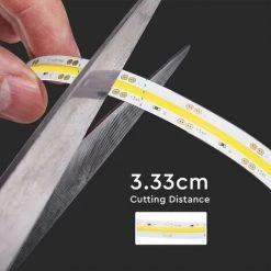 V-TAC Bande LED COB 10W/m 5m 24V 960Lm/m 3000K IP20 10mm -V-TAC Soldes 56929351 4