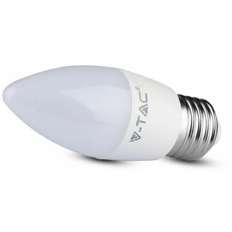 V-TAC Ampoule LED E27 5,5W Bougie 6400K 4 V-TAC Ampoule LED E27 5,5W Bougie 6400K – Image 4