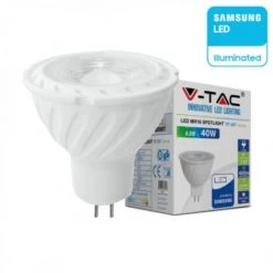 V-TAC Puce LED Samsung GU5.3 (MR16) 6,5W 12V 110° 6400K -V-TAC Soldes 56929363 5