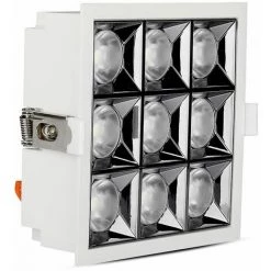V-TAC Encastré 36W (9 * 4W) Projecteur LED à Puce Samsung UGR 90