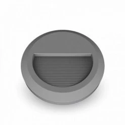 V-TAC Projecteur Rond LED Steplight Monté En Surface 2W Couleur Grise 4000K IP65