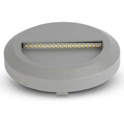 V-TAC Projecteur Rond LED Steplight Monté En Surface 2W Couleur Grise 4000K IP65 -V-TAC Soldes 56929395 3