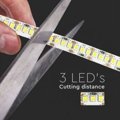 V-TAC Ruban LED SMD3528 18W/m 5m 204 LED/m 12V 6000K IP20 10mm -V-TAC Soldes 56929401 4