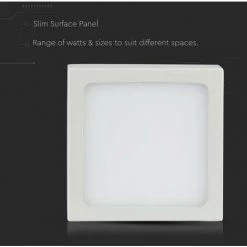 V-TAC Panneau LED 6W Monté En Surface Carré 6400K -V-TAC Soldes 56929415 5