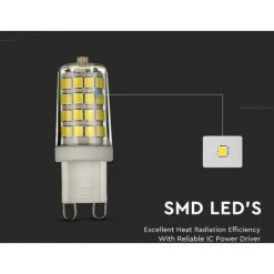 V-TAC Projecteur LED Samsung Chip G9 3W 6400K (Blister 1 Pièce) -V-TAC Soldes 56929450 4