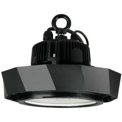 V-TAC Cloche Industrielle Puce LED Samsung 100W 180LM/W UFO Driver Samsung Couleur Noir 120° 6400K IP65 Dimmable (1-10V) -V-TAC Soldes 56929471 4