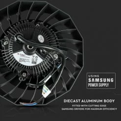 V-TAC Cloche Industrielle Puce LED Samsung 100W 180LM/W UFO Driver Samsung Couleur Noir 120° 6400K IP65 Dimmable (1-10V) -V-TAC Soldes 56929471 5