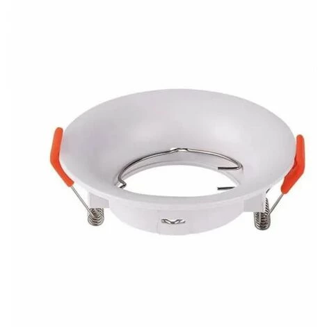 V-TAC Support De Spot LED à Encastrer Rond GU10 De Couleur Blanche 1 V-TAC Support De Spot LED à Encastrer Rond GU10 De Couleur Blanche