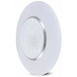 V-TAC Plafonnier LED Rond 60W Avec Télécommande à Changement De Couleur 3 En 1 Effet étoilé D: 500mm H: 85mm Dimmable