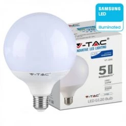 V-TAC Ampoule LED à Puce Samsung E27 18W G120 4000K -V-TAC Soldes 56929610 3
