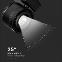 V-TAC 33W COB LED Track Light Couleur Noire 5000K CRI> 95 -V-TAC Soldes 56929615 4