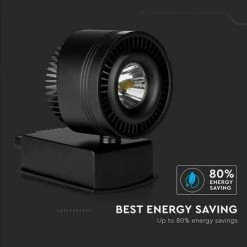V-TAC 33W COB LED Track Light Couleur Noire 5000K CRI> 95 -V-TAC Soldes 56929615 5