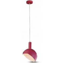 V-TAC Lustre LED Avec Abat-jour En Aluminium Et Douille E14 (max 60W) Couleur Rose
