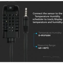 V-TAC Capteur D'humidité Et De Température Compatible Avec Amazon Alexa, Google Home Et Nest -V-TAC Soldes 56929663 3