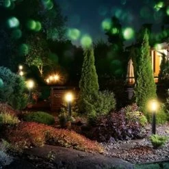 V-TAC Lampe De Jardin LED 110cm Avec Douille E27 (max 60W) En Acier Inoxydable Noir IP44 -V-TAC Soldes 56993335 4
