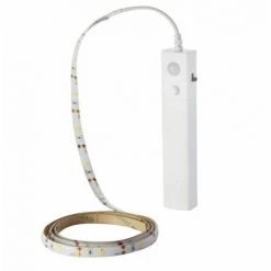 V-TAC Ruban LED SMD2835 2,4W 1m 30 LED/m 6V Batterie Avec Détecteur De Mouvement 3000K IP65