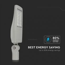 V-TAC Réverbère LED Puce Samsung Classe II 150W 140LM /W Gris Couleur 6400K Dimmable -V-TAC Soldes 56993788 4