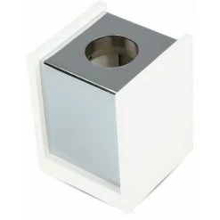 V-TAC Support De Spot LED Montage Au Plafond Carré Corps En Plâtre GU10 Base Chromée