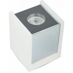 V-TAC Support De Spot LED Montage Au Plafond Carré Corps En Plâtre GU10 Base Chromée -V-TAC Soldes 56993817 4