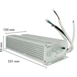 V-TAC Transformateur LED 200W 220V 24V/DC 8.3A Max IP67 Etanche -V-TAC Soldes 57357853 3