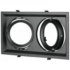 V-TAC Porte AR111 Double Couleur Noir