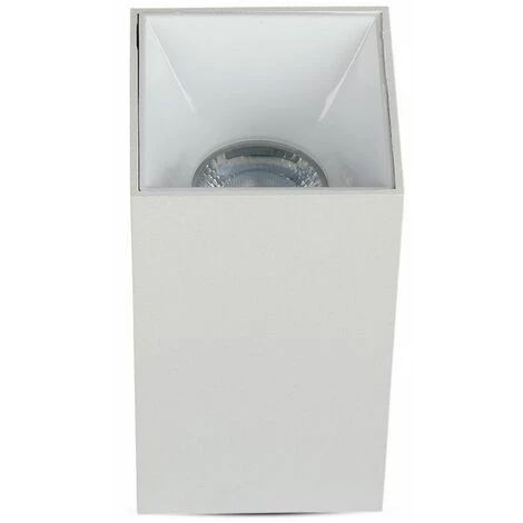 V-TAC Support De Projecteur LED Carré Montage En Surface GU10 Corps Blanc Réflecteur Blanc 4 V-TAC Support De Projecteur LED Carré Montage En Surface GU10 Corps Blanc Réflecteur Blanc – Image 4