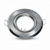 V-TAC Support De Spot LED GU10 Rond Encastré Couleur Nickel Satiné (Boîte De 2 Pièces)