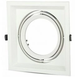 V-TAC Porte AR111 Simple Couleur Blanche