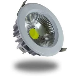 V-TAC Luminaire Encastré LED COB 18W 182mm 4500K Luminaire Naturel 4500K