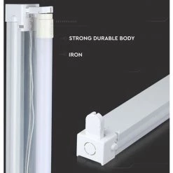 V-TAC Plafonnier LED Simple Pour T8 60cm IP20 -V-TAC Soldes 58758697 5