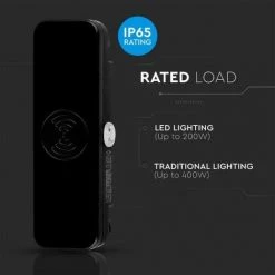 V-TAC Détecteur De Mouvement Micro-onde 180° Montage En Surface Couleur Noire (Max 200W) IP65 -V-TAC Soldes 59006648 5