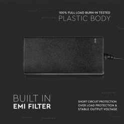 V-TAC Alimentation Plastique 30W 12V 2,5A Plug & Play Avec Jack 2,1 Couleur Noir IP44 -V-TAC Soldes 59365259 3