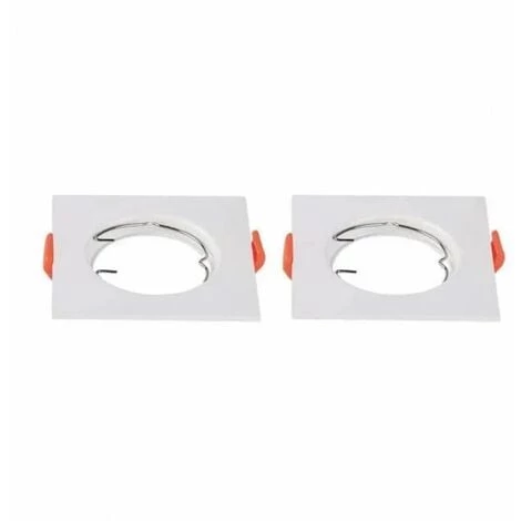 V-TAC Support De Projecteur LED Encastré Carré GU10 * 2, Couleur Blanche Réglable 1 V-TAC Support De Projecteur LED Encastré Carré GU10 * 2, Couleur Blanche Réglable