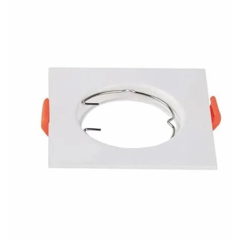 V-TAC Support De Projecteur LED Encastré Carré GU10 * 2, Couleur Blanche Réglable 3 V-TAC Support De Projecteur LED Encastré Carré GU10 * 2, Couleur Blanche Réglable – Image 3